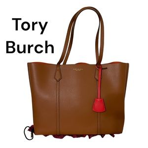 Tory Burch Pebbled Leather Triple Compartment Bag